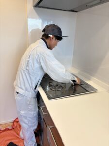 ガスコンロからIHコンロ交換